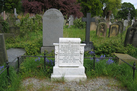 John Dobson's family grave